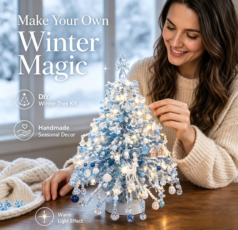 DIY Beaded Christmas Tree Kit – Create Your Own Sparkling Holiday Decoration