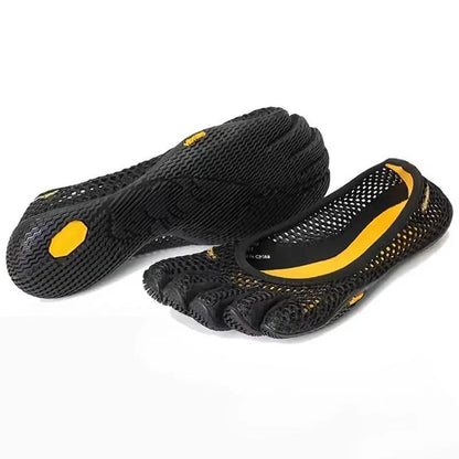 FlexiBare™ Barefoot Ballet Flats | Five-Toe Mary Jane Walking Shoes