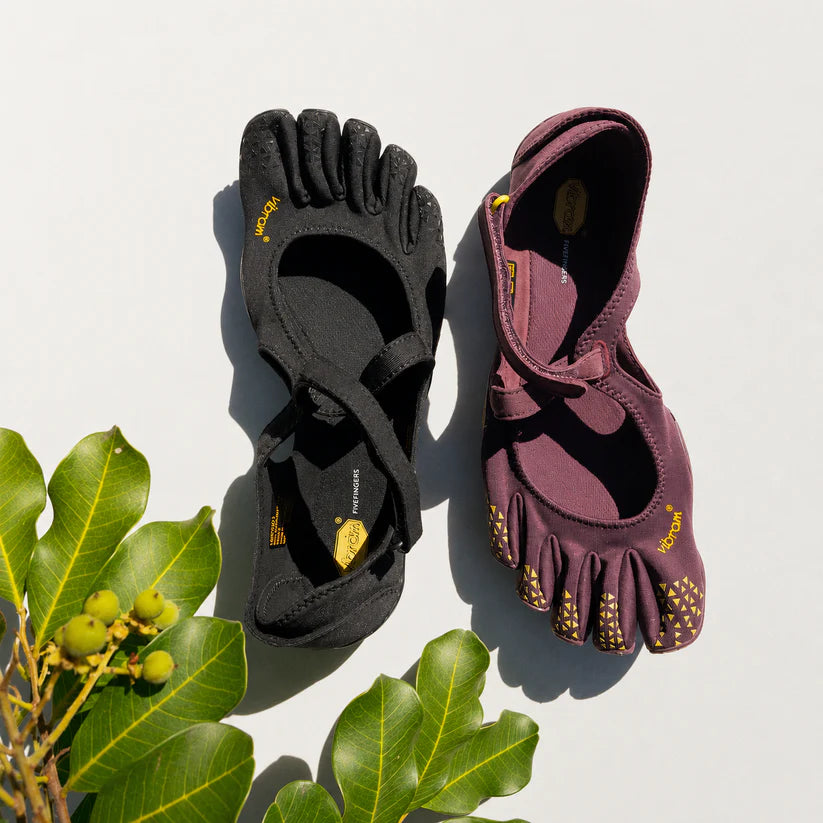 FlexiBare™ Barefoot Ballet Flats | Five-Toe Mary Jane Walking Shoes