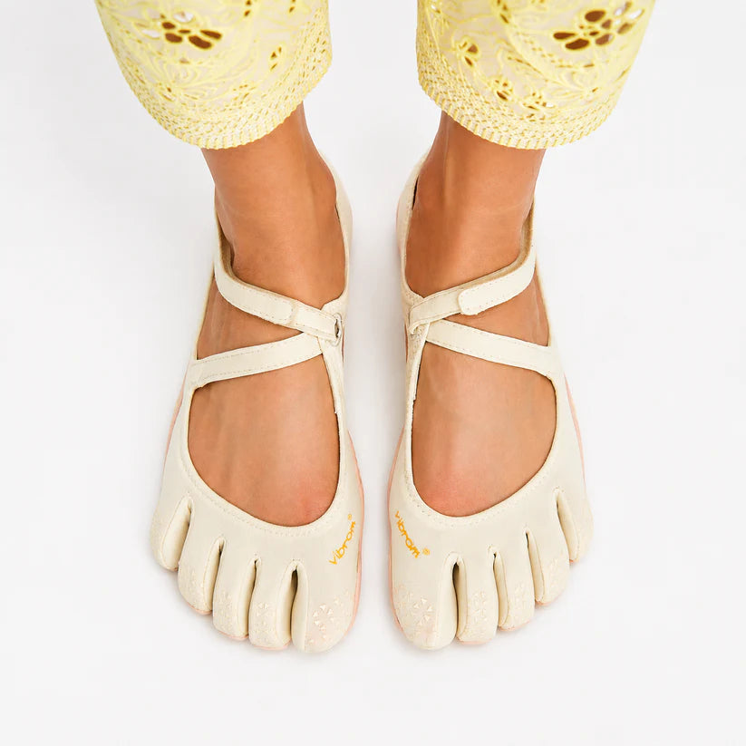 FlexiBare™ Barefoot Ballet Flats | Five-Toe Mary Jane Walking Shoes