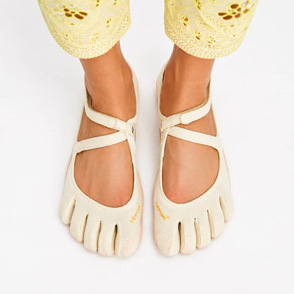 FlexiBare™ Barefoot Ballet Flats | Five-Toe Mary Jane Walking Shoes