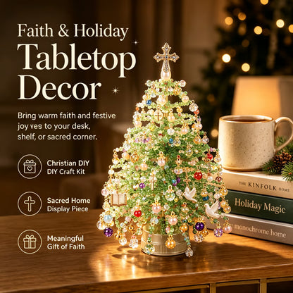 DIY Beaded Christmas Tree Kit – Create Your Own Sparkling Holiday Decoration