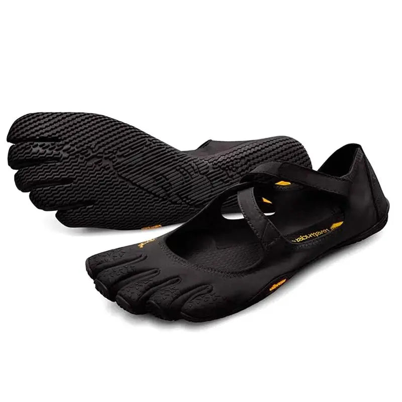 FlexiBare™ Barefoot Ballet Flats | Five-Toe Mary Jane Walking Shoes