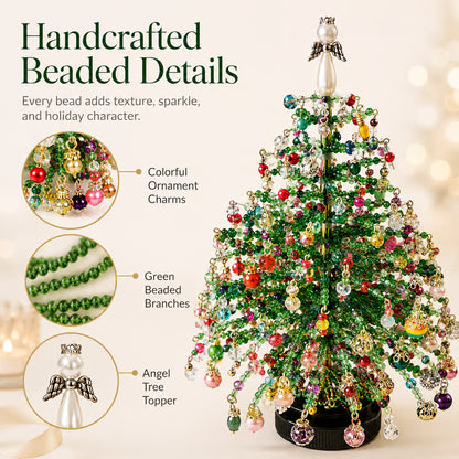 DIY Beaded Christmas Tree Kit – Create Your Own Sparkling Holiday Decoration